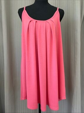 Zenana Pink/Coral Flowing Swim Coverup